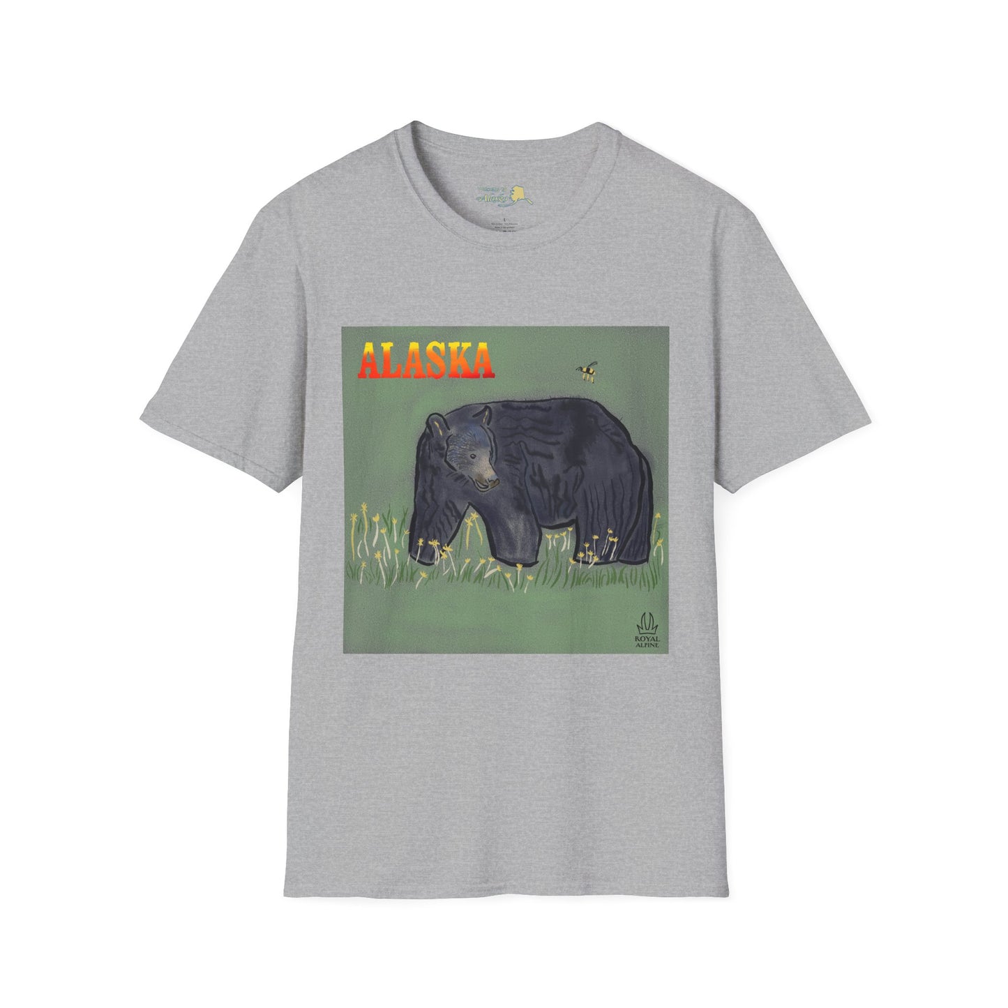 Alaska Black Bear T-Shirt — Vintage Wildlife Graphic Tee