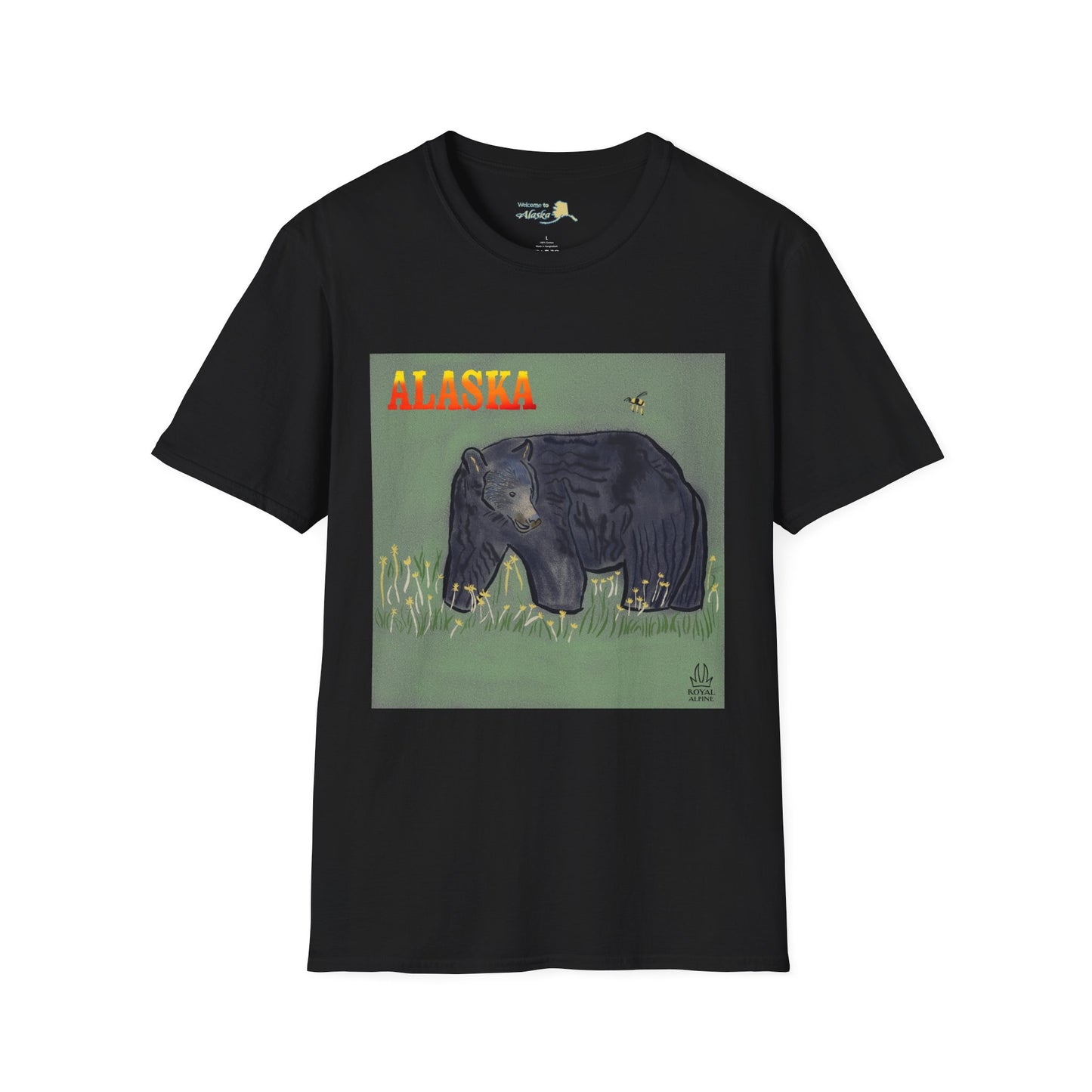 Alaska Black Bear T-Shirt — Vintage Wildlife Graphic Tee