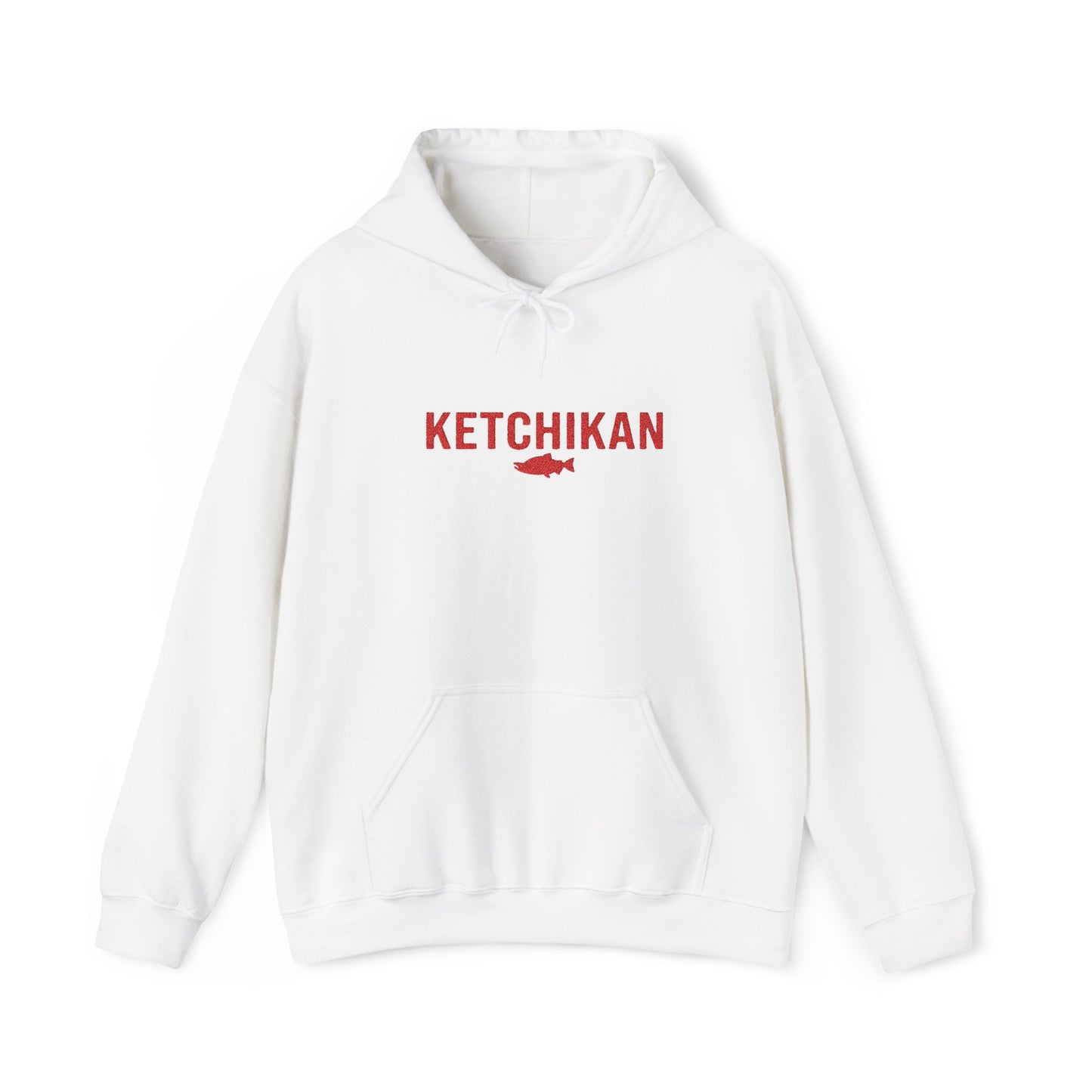 Ketchikan Alaska Salmon Hoodie — Alaskan Fishing Retreat Sweatshirt