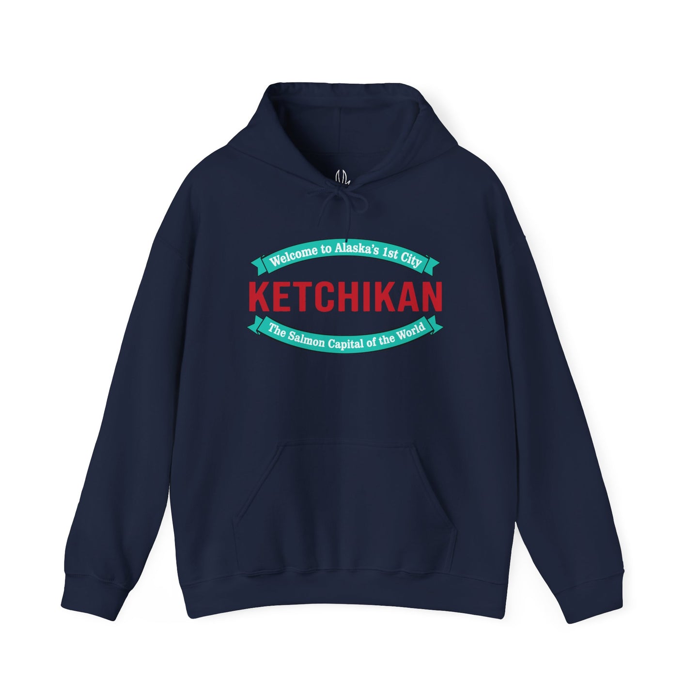 Ketchikan Alaska Hooded Sweatshirt - 'Welcome to Alaska's 1st City' Travel Pullover
