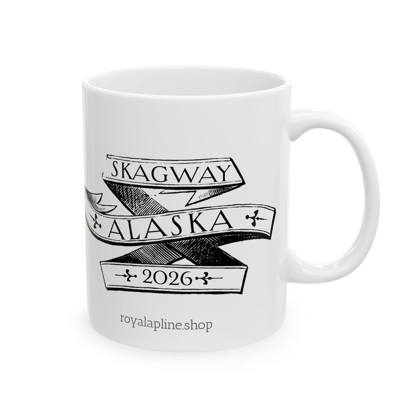 Welcome to Alaska Mug – Skagway Alaska Gold Rush Alaska Cruise Souvenir Coffee Mug |The Last Frontier