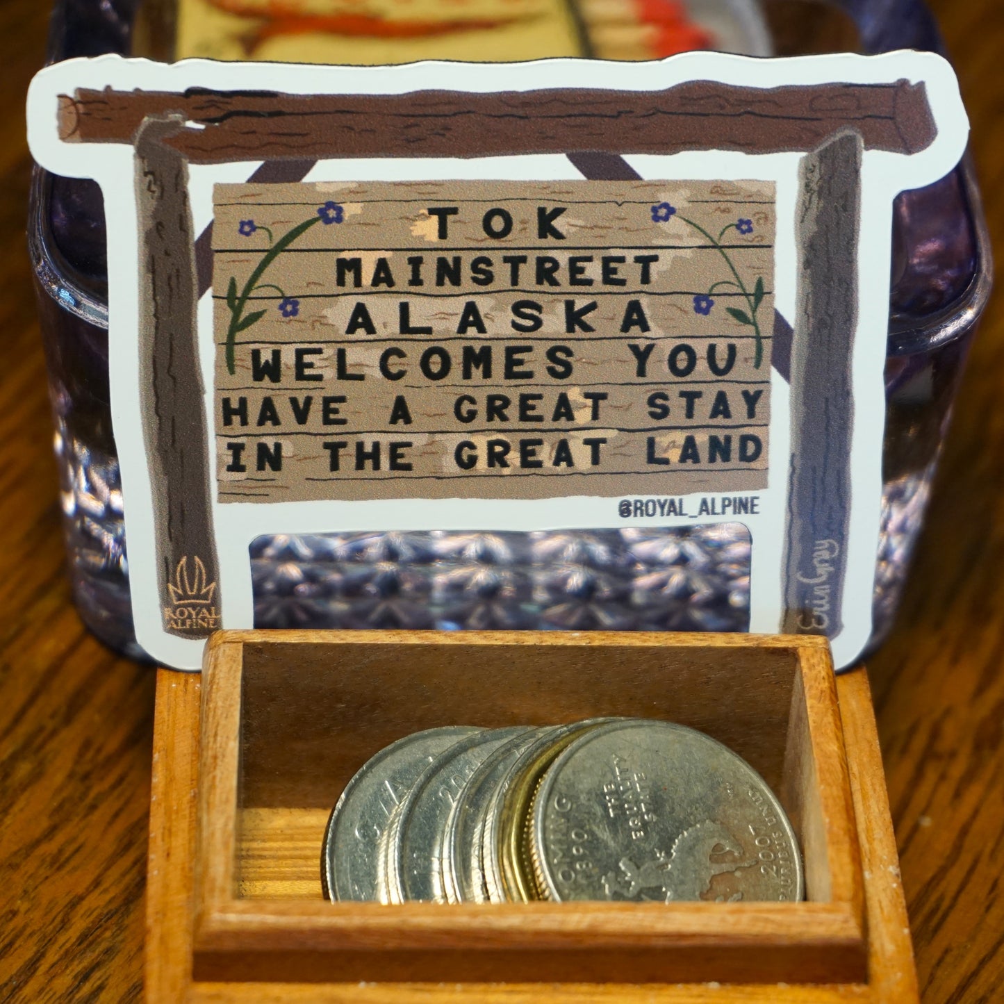 Tok Mainstreet Alaska Stickers and Magnets