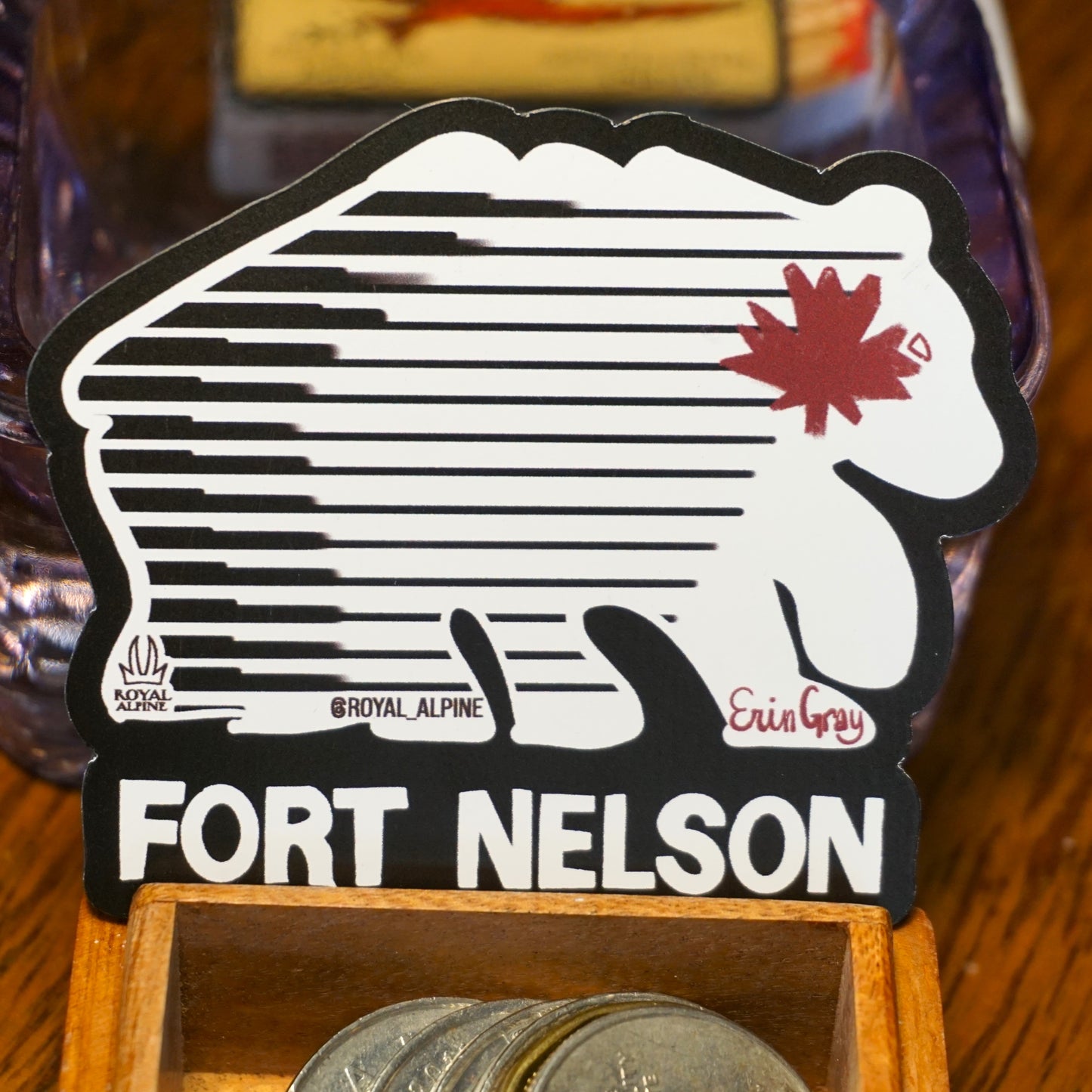 Fort Nelson B.C. Stickers and Magnets