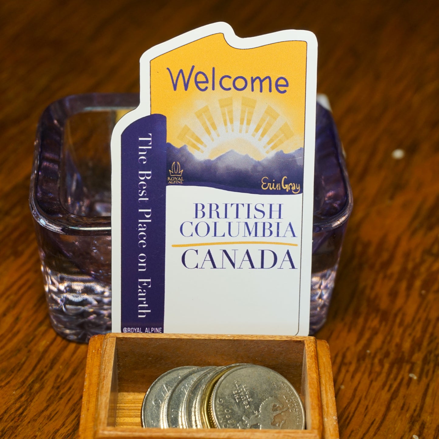 Welcome to B.C. British Columbia Sign Stickers and Magnets