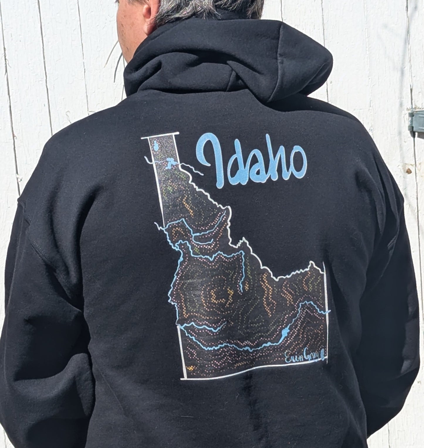 Idaho State Pride Hoodie — Designed by an Independent Idaho Artist