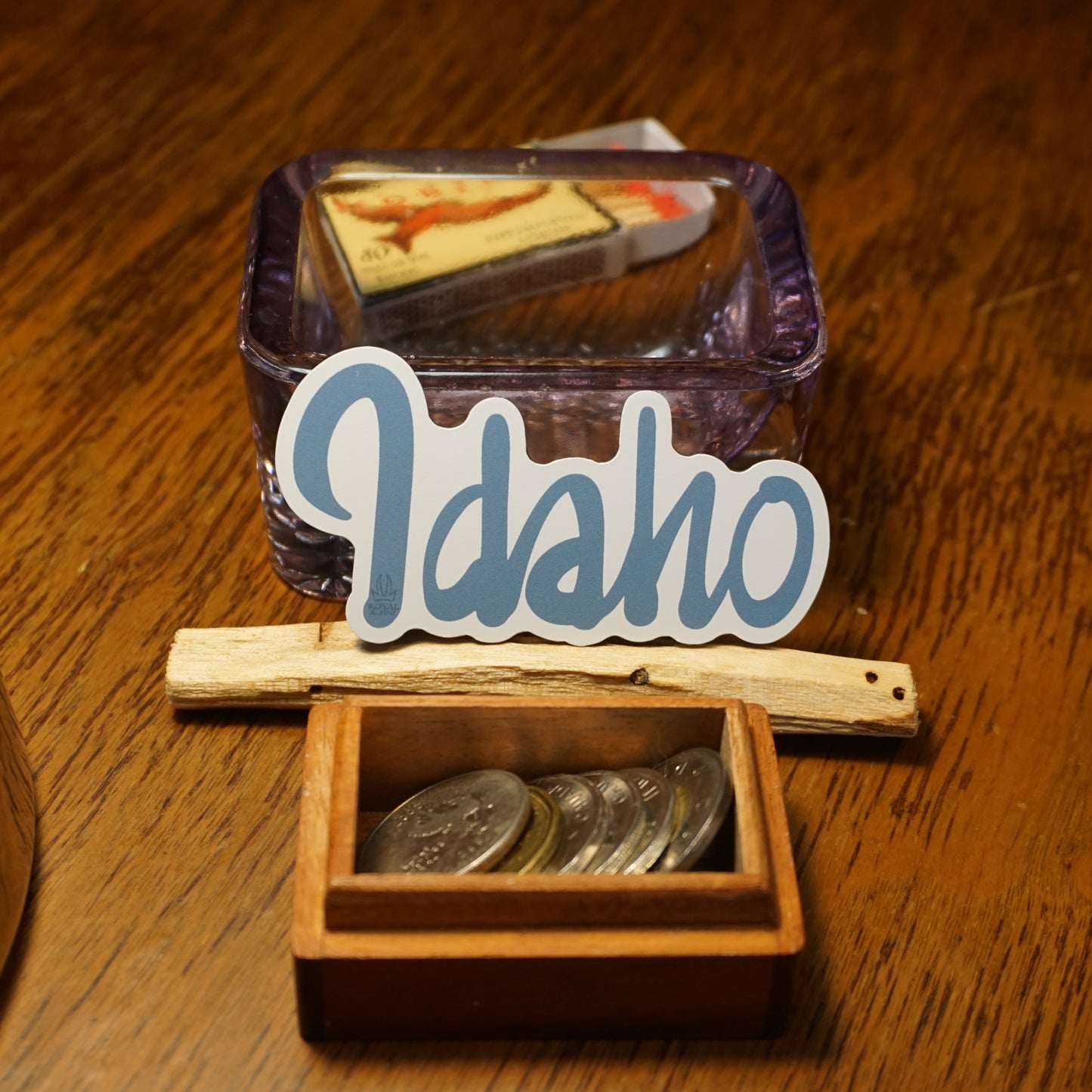 Idaho Cursive Stickers and Magnets