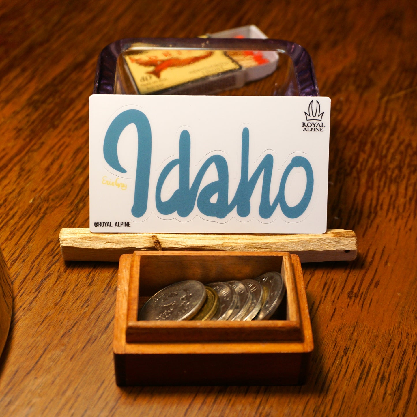 Idaho Cursive Stickers and Magnets