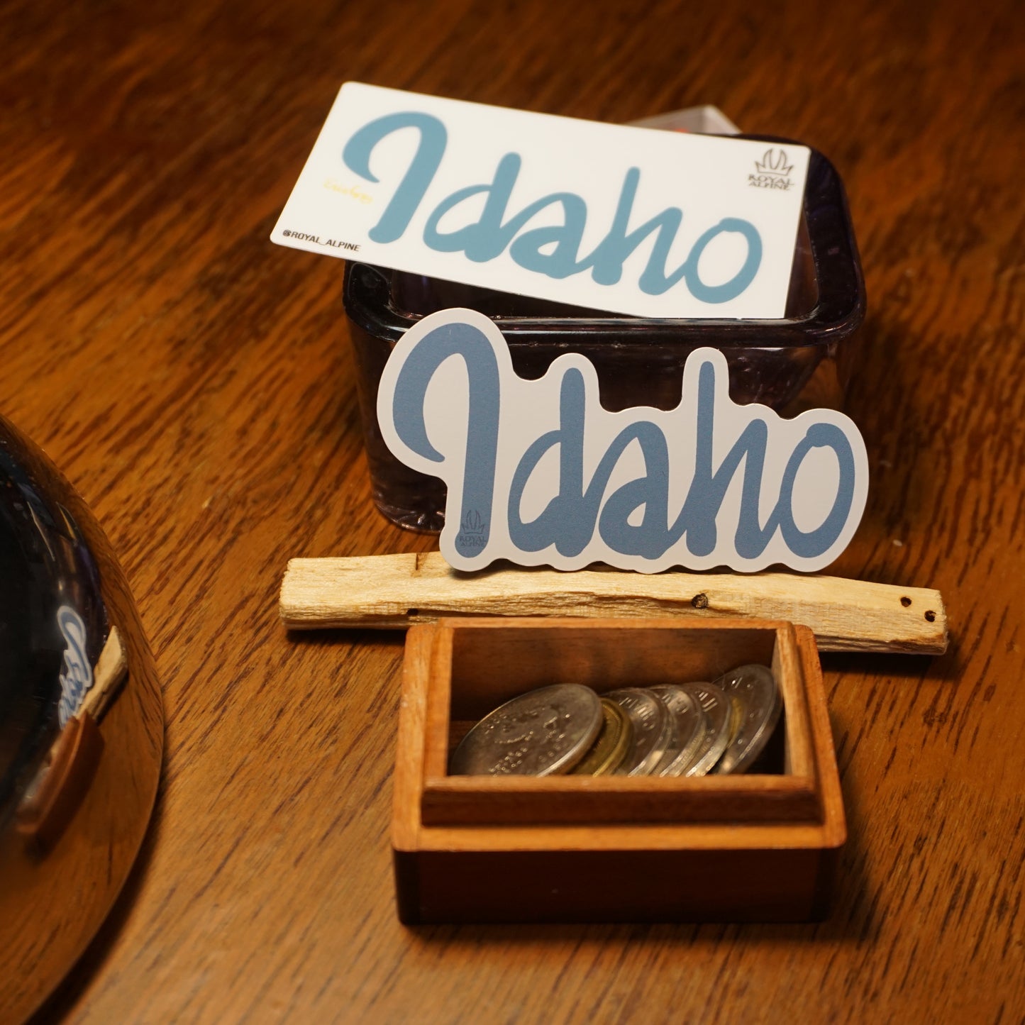 Idaho Cursive Stickers and Magnets
