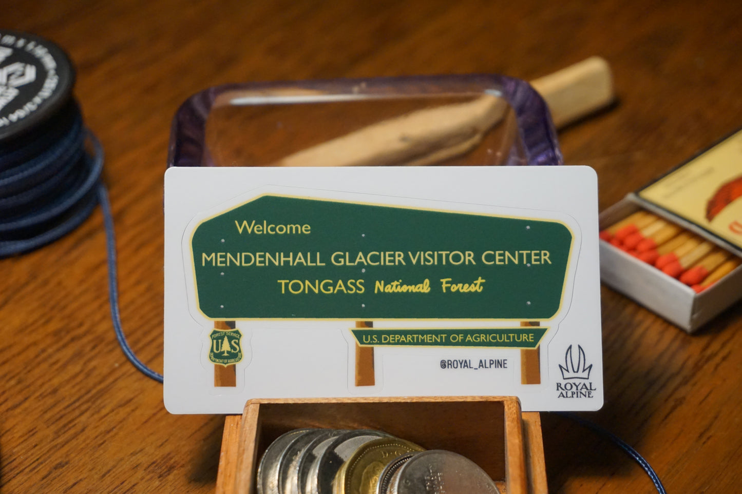 Mendenhall Glacier / Juneau, Alaska Stickers and Magnets