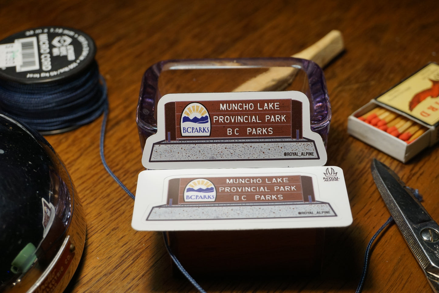 Muncho Lake Stickers and Magnets