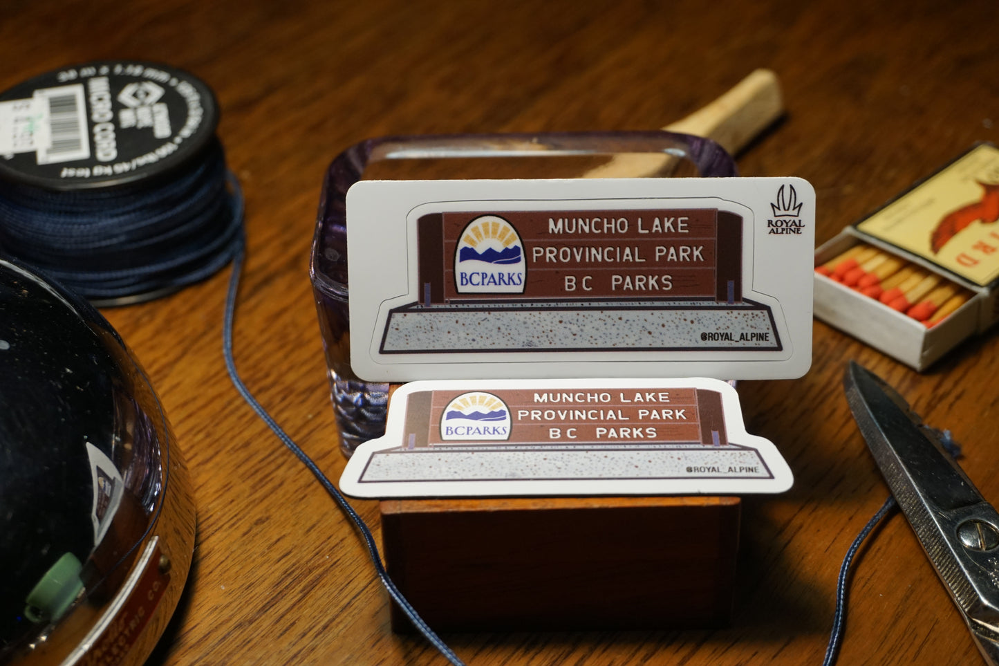 Muncho Lake Stickers and Magnets