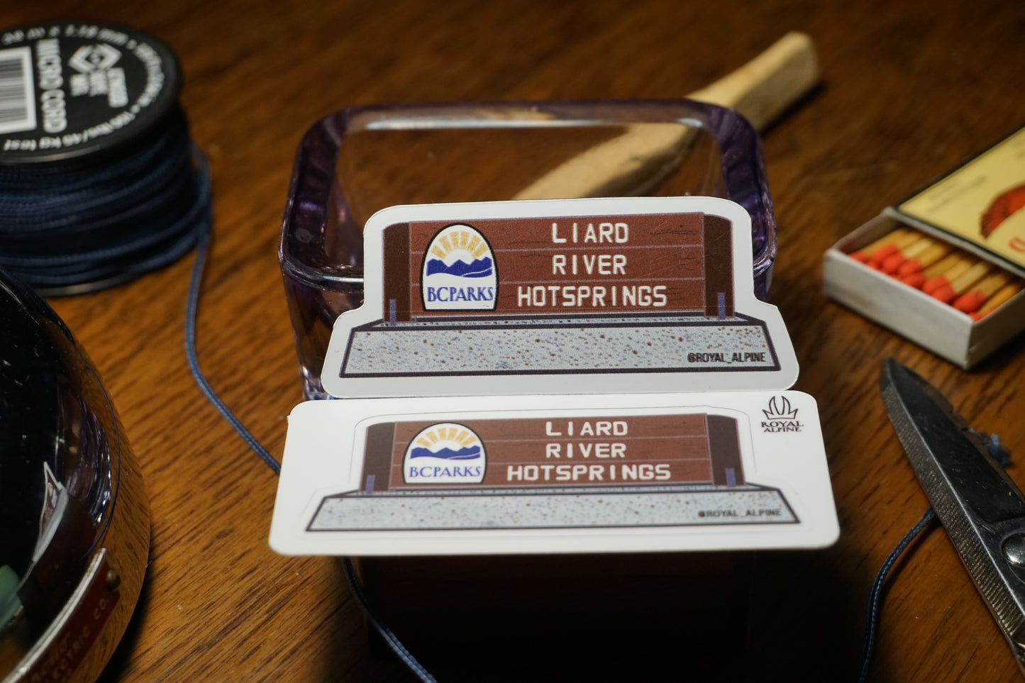 Liard River Hotsprings Stickers and Magnets