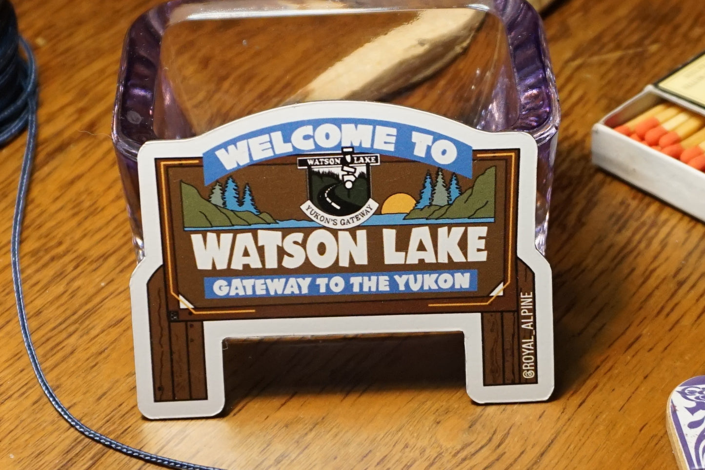 Watson Lake Stickers and Magnets