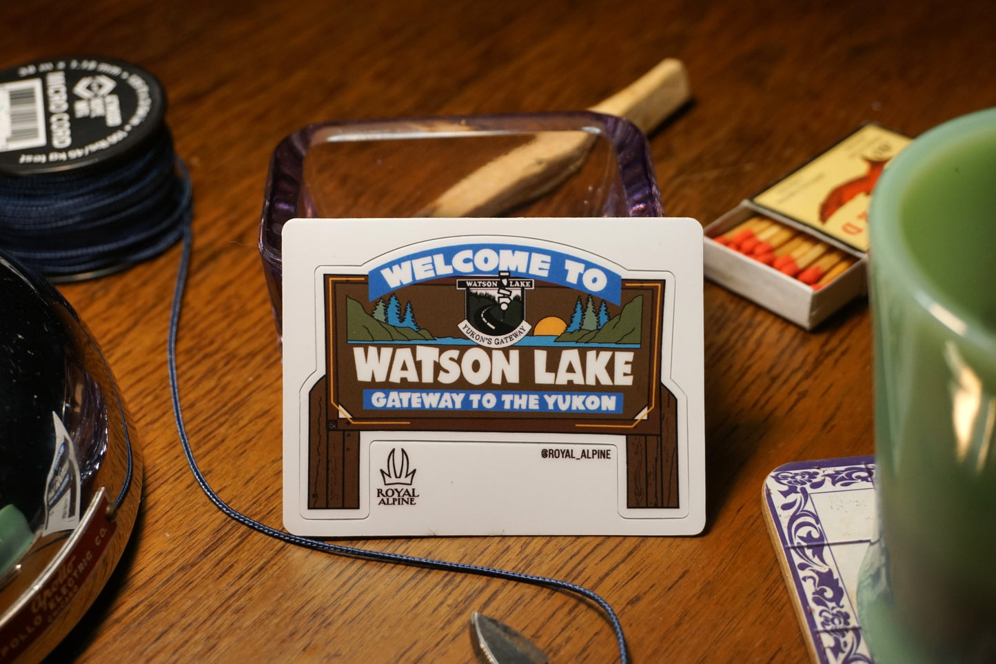 Watson Lake Stickers and Magnets
