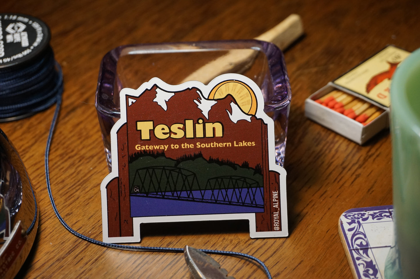 Teslin Stickers and Magnets