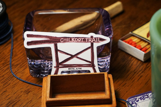 Chilkoot Trail and 1898 Klondike Gold Rush Stickers and Magnets