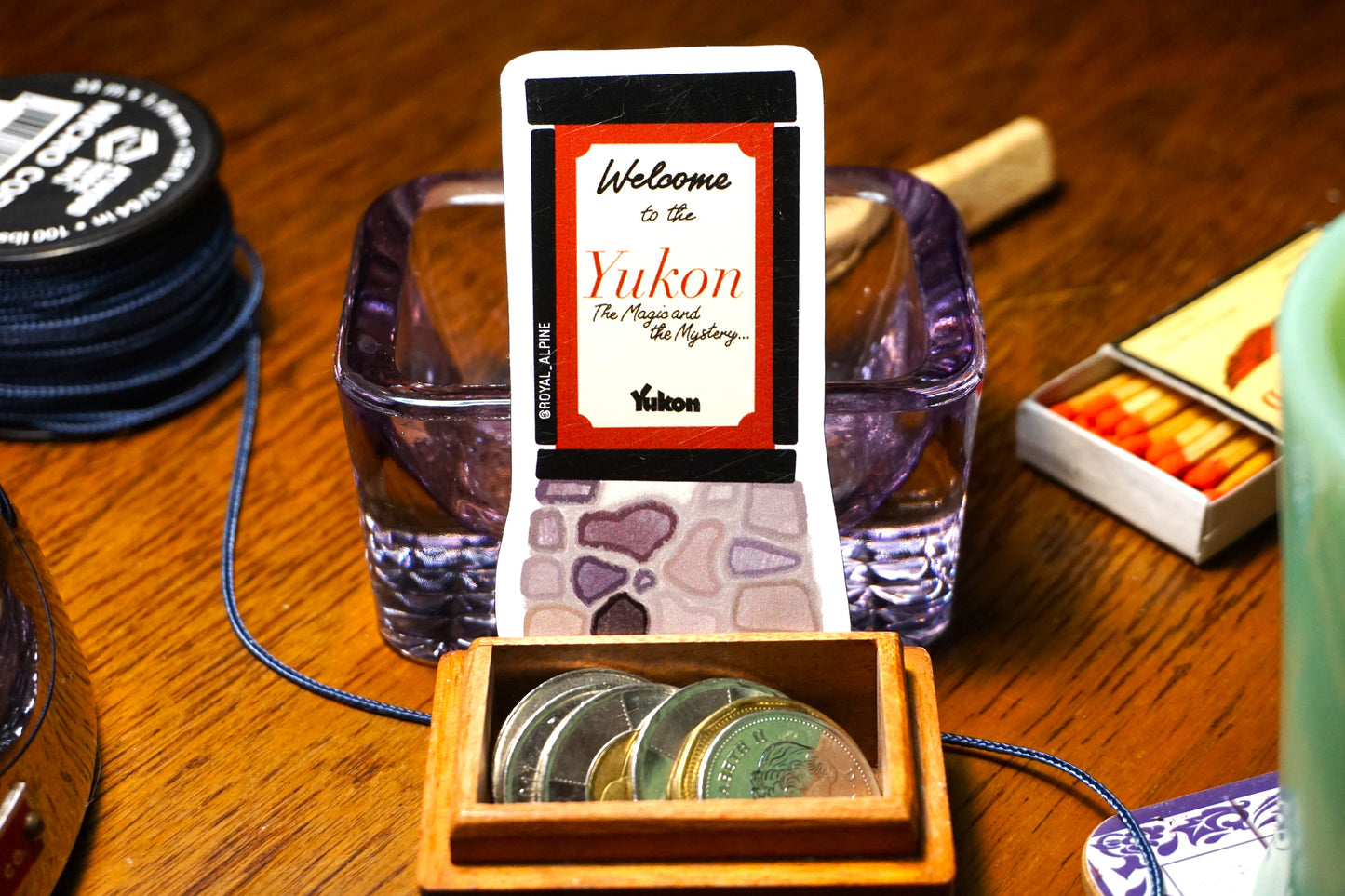 Welcome to the Yukon Magic and Mystery Sign Stickers and Magnets