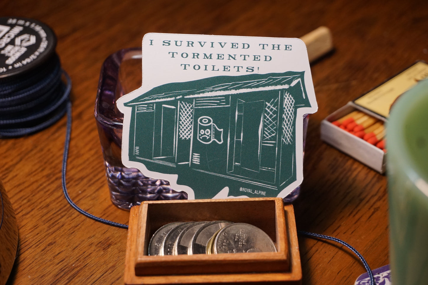 I Survived the Tormented Toilets Stickers and Magnets